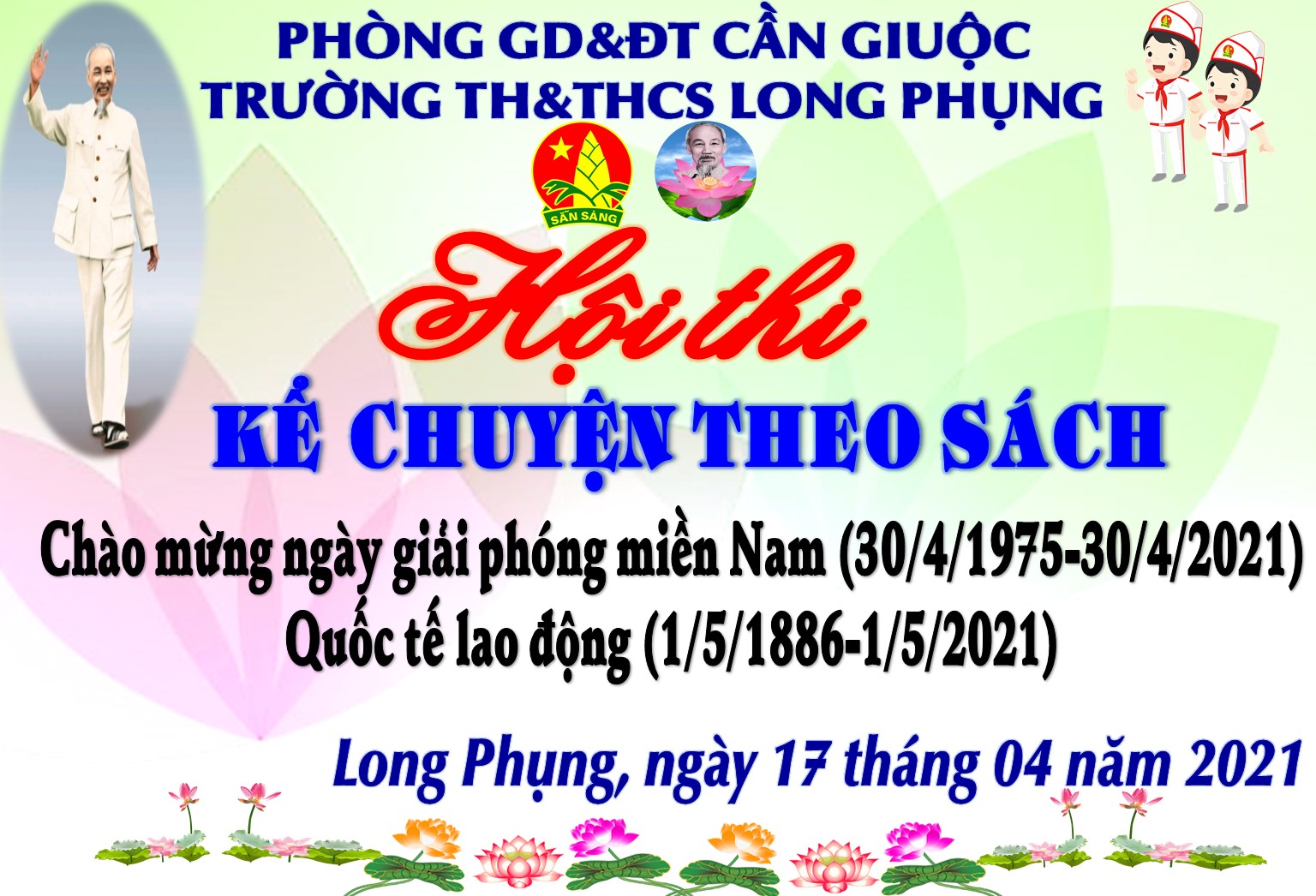 HỘI THI KỂ CHUYỆN CHÀO MỪNG NGÀY LỄ  LỚN